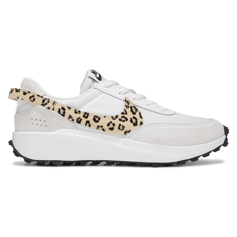 完売前に 人気のレオパード Nike WAFFLE DEBUT Leopard Nike Women's Waffle Debut Retro Sneaker | Famous Footwear