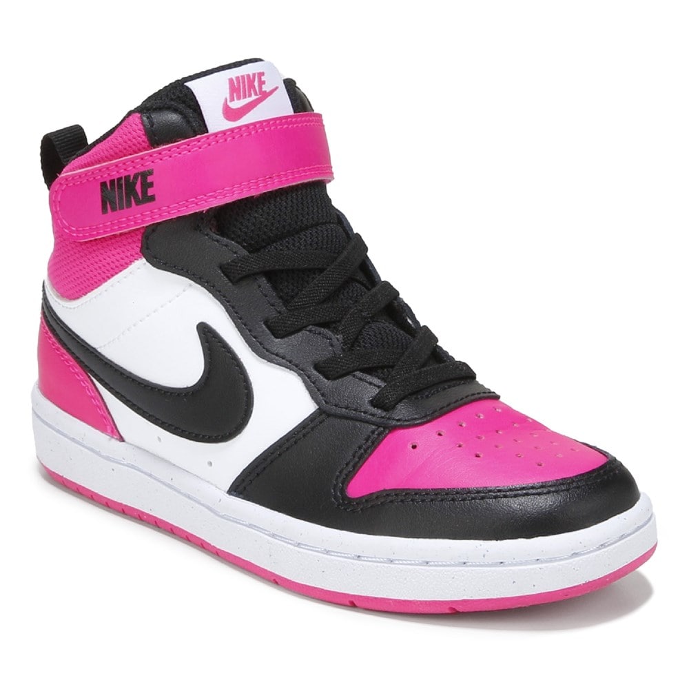 nike high top pink swoosh