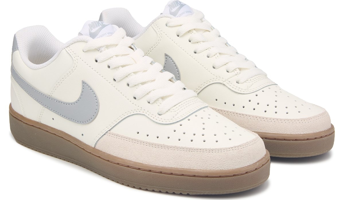 スニーカー Nike Coat Vision Low M White Photon Dust Gum Light Brown Whi Nike Court Vision Low 