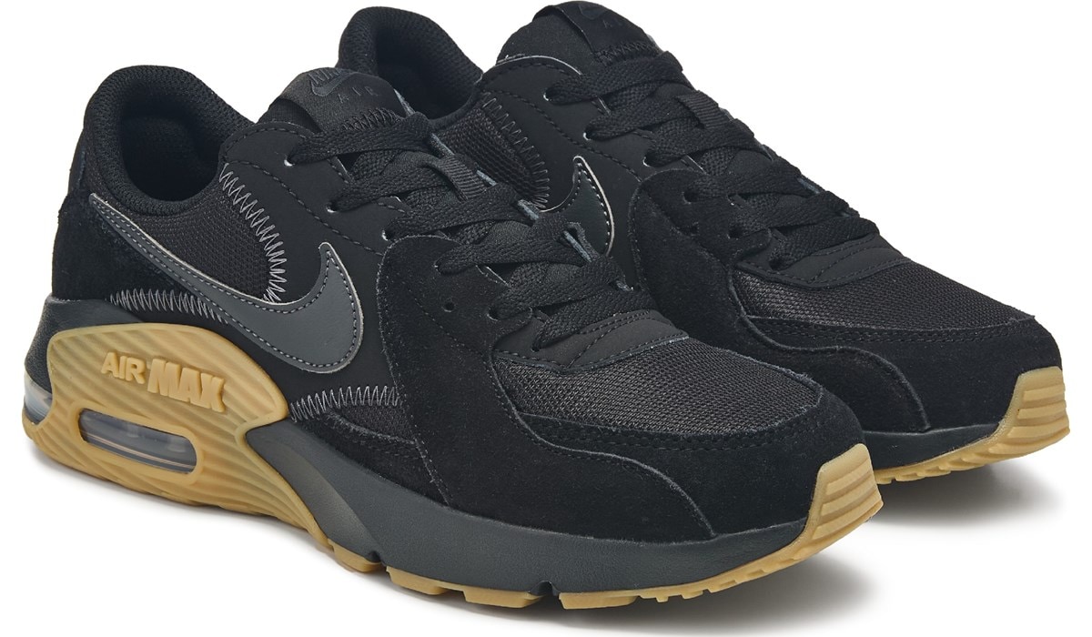 Black Tan Suede Air Max Nike Men's Air Max Excee Sneaker Famous