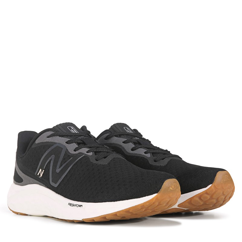 New Balance Women's Arishi V4 Fresh Foam Running Shoes (Black/White) - Size 9.0 B