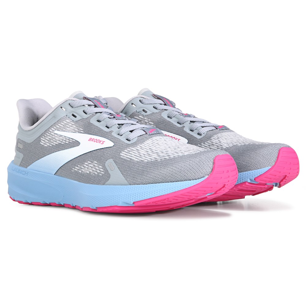 Brooks Launch 9 Lightweight Breathable Running Speed White Pink