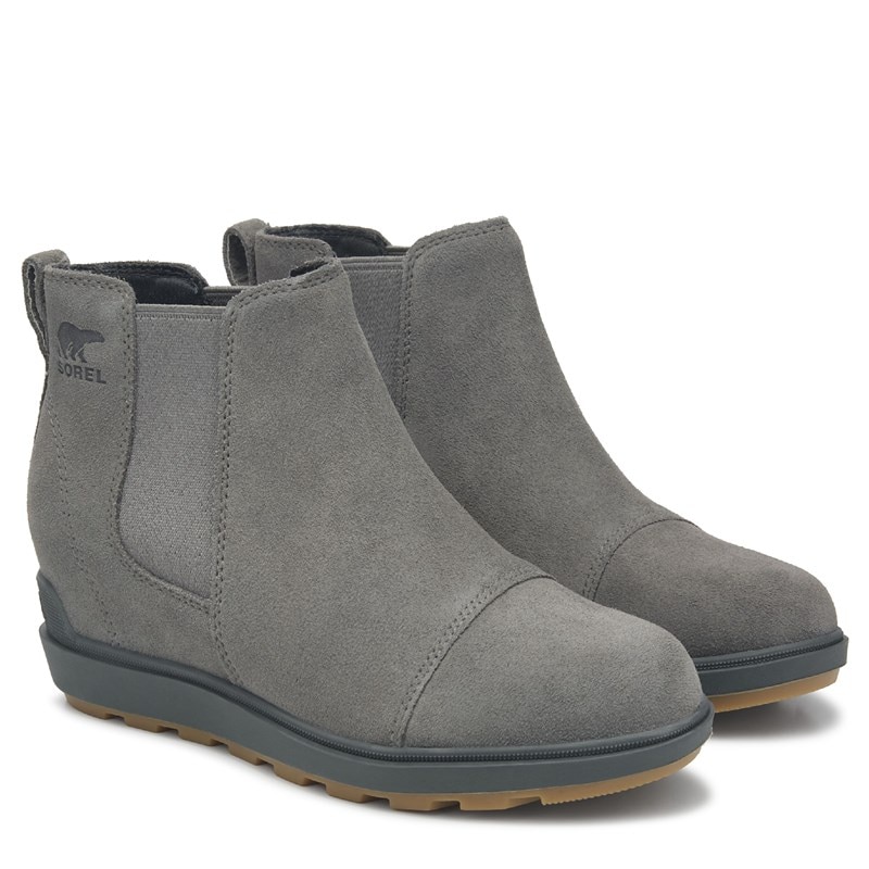 Sorel Women's Evie II Chelsea Waterproof Boots (Quarry/Grill) - Size 11.0 M