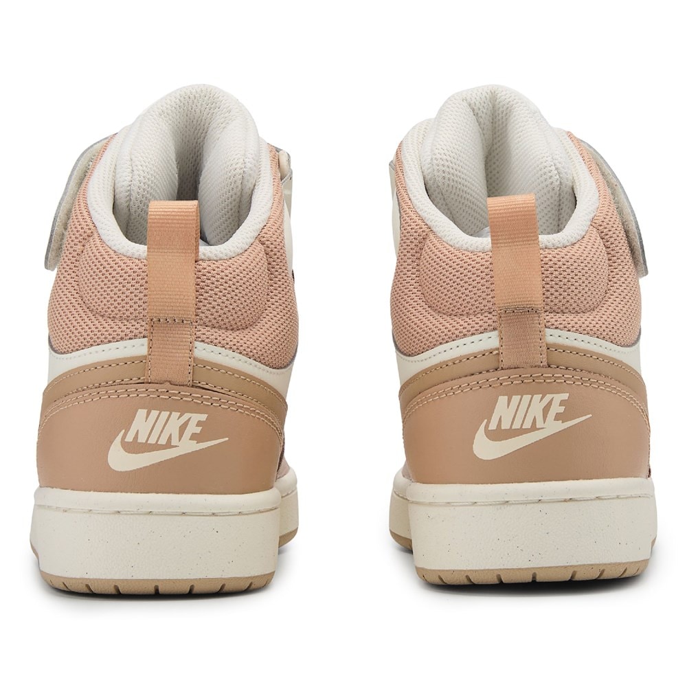 Nike Kids' Court Borough Mid 2 High Top Sneaker Big Kid
