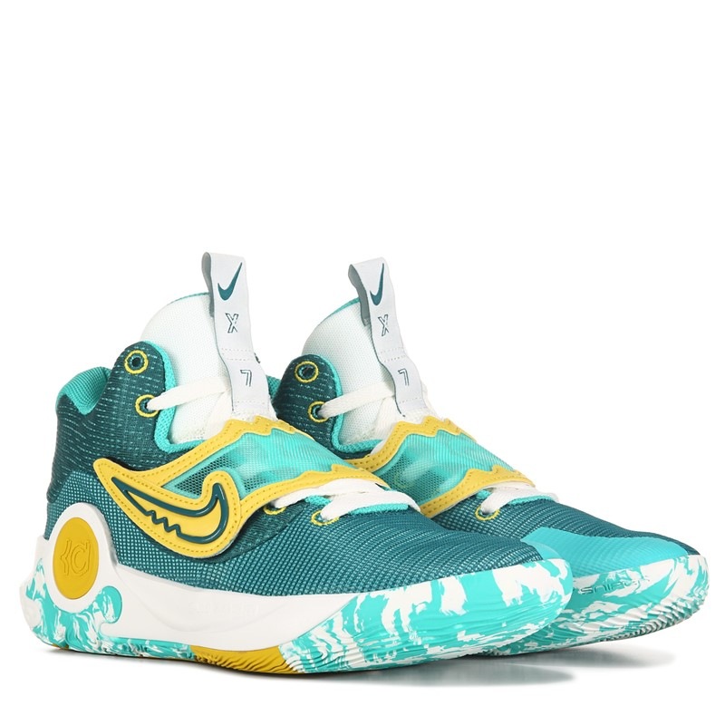 Nike Men's Kd Trey 5 X Basketball Shoes (Jade/Yellow) - Size 10.0 M