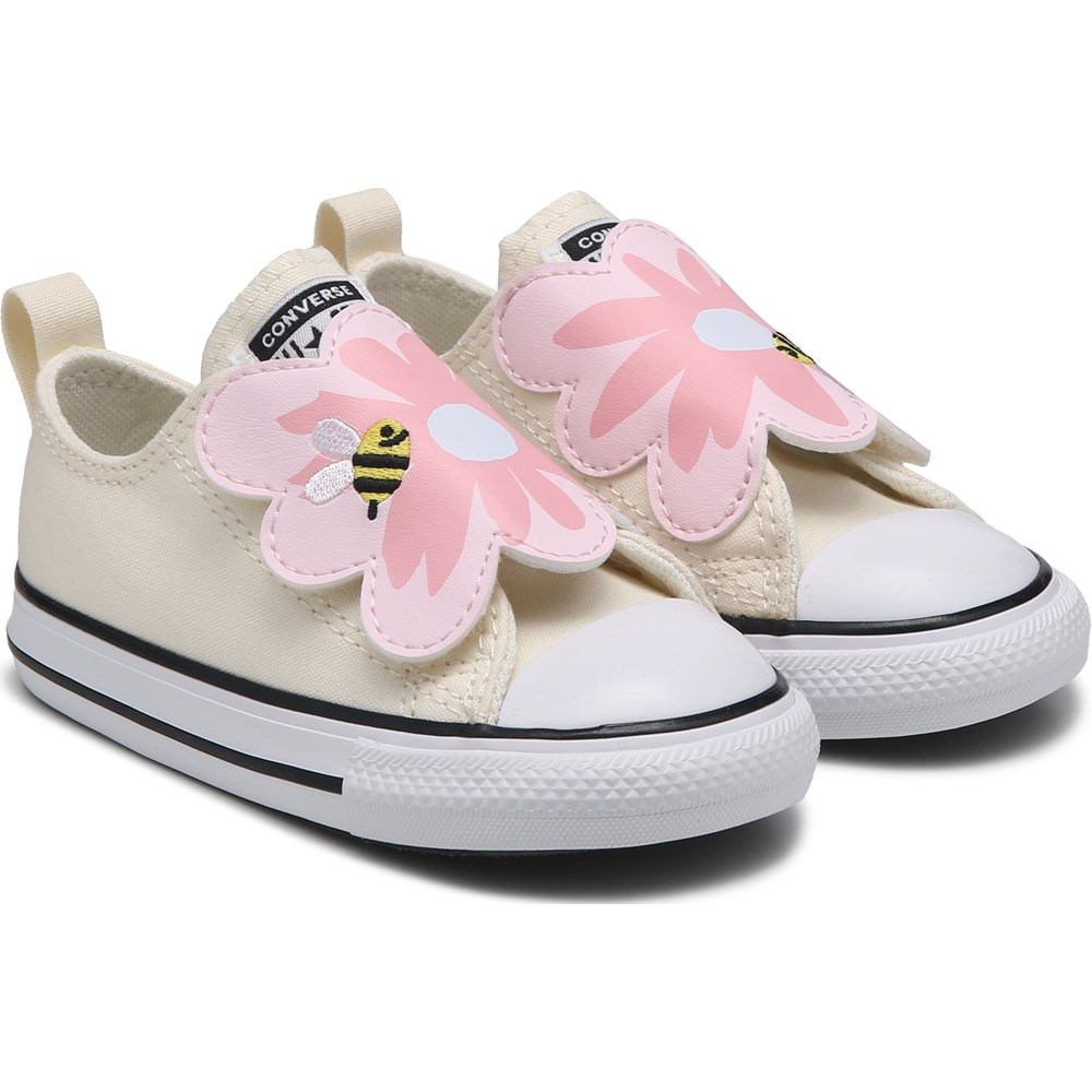ABAREO わたし Good Luck! /ふたり CREAK Converse Kids' Chuck Taylor All Star 1V Low Top Sneaker