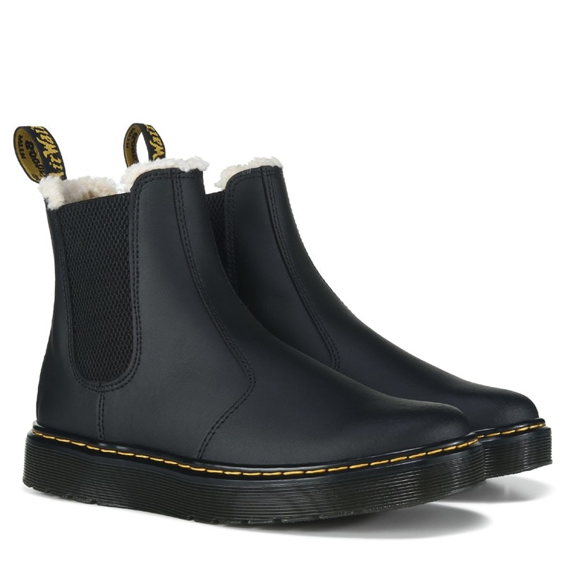 Doc martens fur hotsell lined chelsea boots