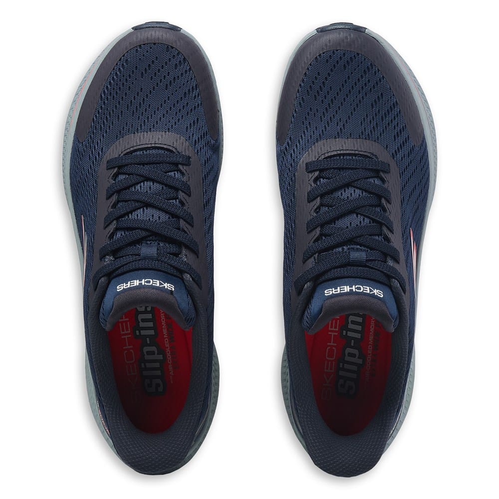 Skechers Go Run‎ Men\'s Running Shoes Navy Gray Red M-Strike Size US 13 Men main image 3