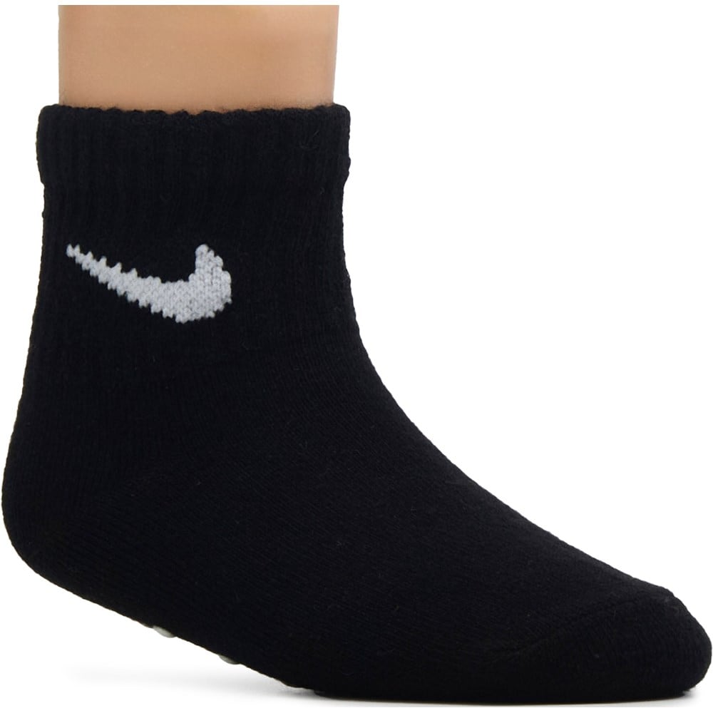 infant nike socks black