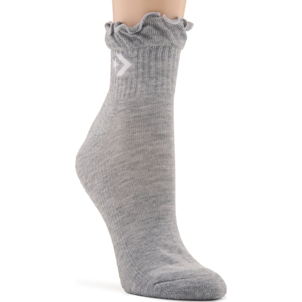 Women's 3 Pack Ruffle Quarter Socks