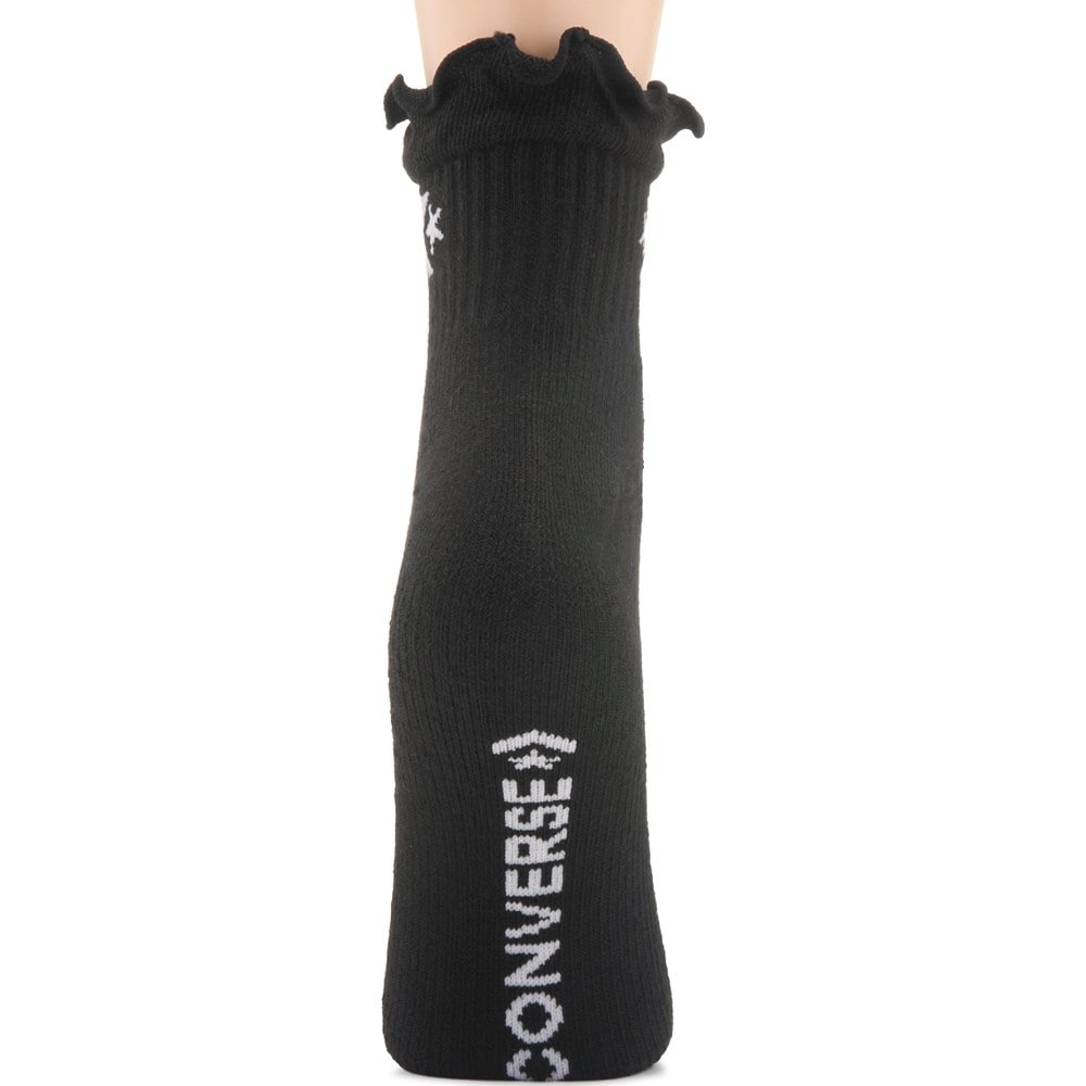 Women's 3 Pack Ruffle Quarter Socks