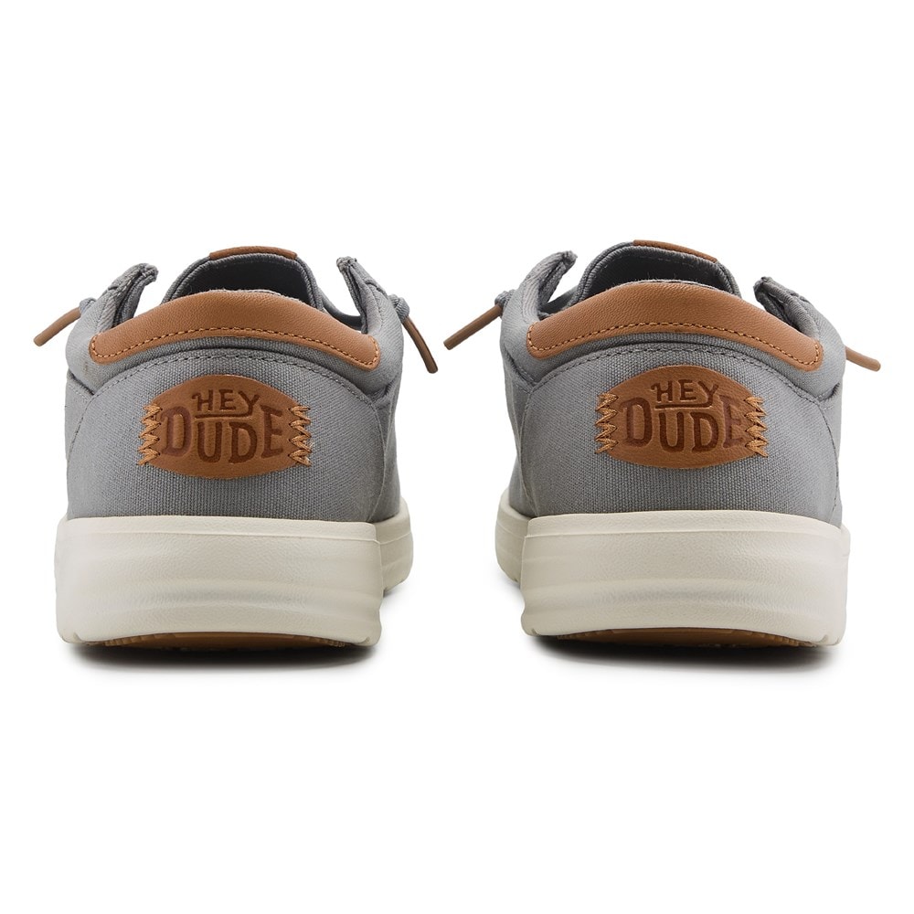 hellolupo【 24aw brown D 】 HEYDUDE Men's Paul Canvas Casual Shoe | Famous Footwear