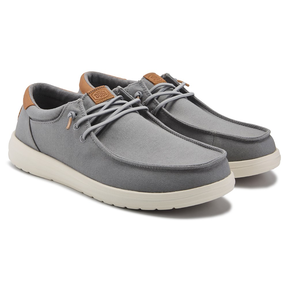 HEYDUDE Men's Paul Canvas Casual Shoe | Famous Footwear