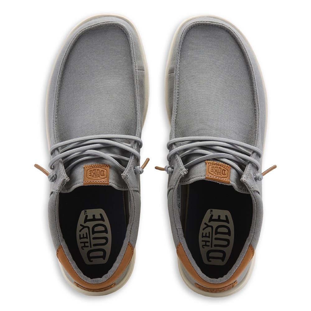 hellolupo【 24aw brown D 】 HEYDUDE Men's Paul Canvas Casual Shoe | Famous Footwear