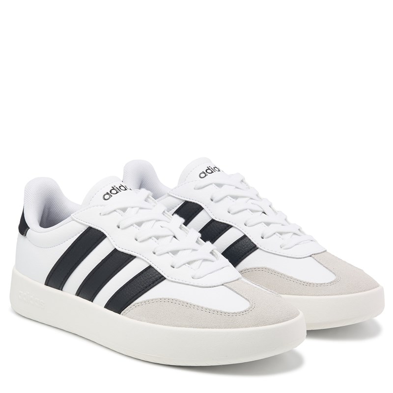 Adidas Men's Barreda Sneakers (White/Black/Grey) - Size 11.0 M