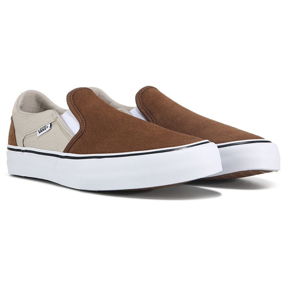 Vans Men's Asher Slip On Low Top Sneaker