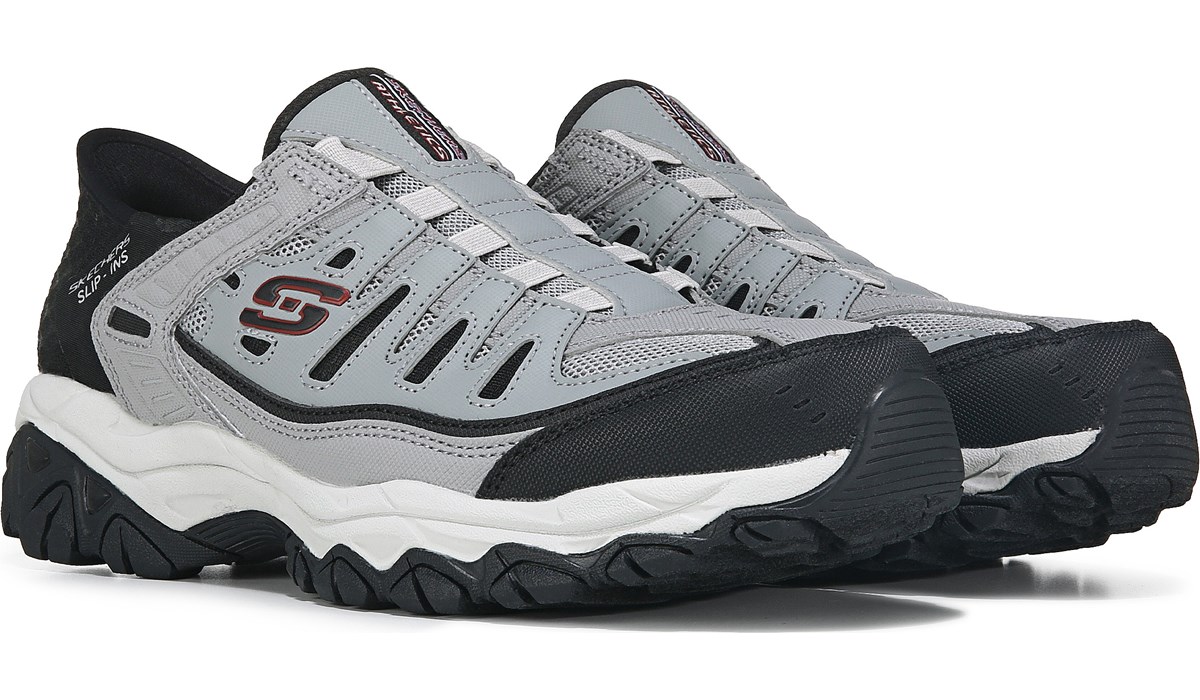 begå tynd Vent et øjeblik Skechers Men's Slip-ins Arch Fit Afterburn Wide Sneaker | Famous Footwear