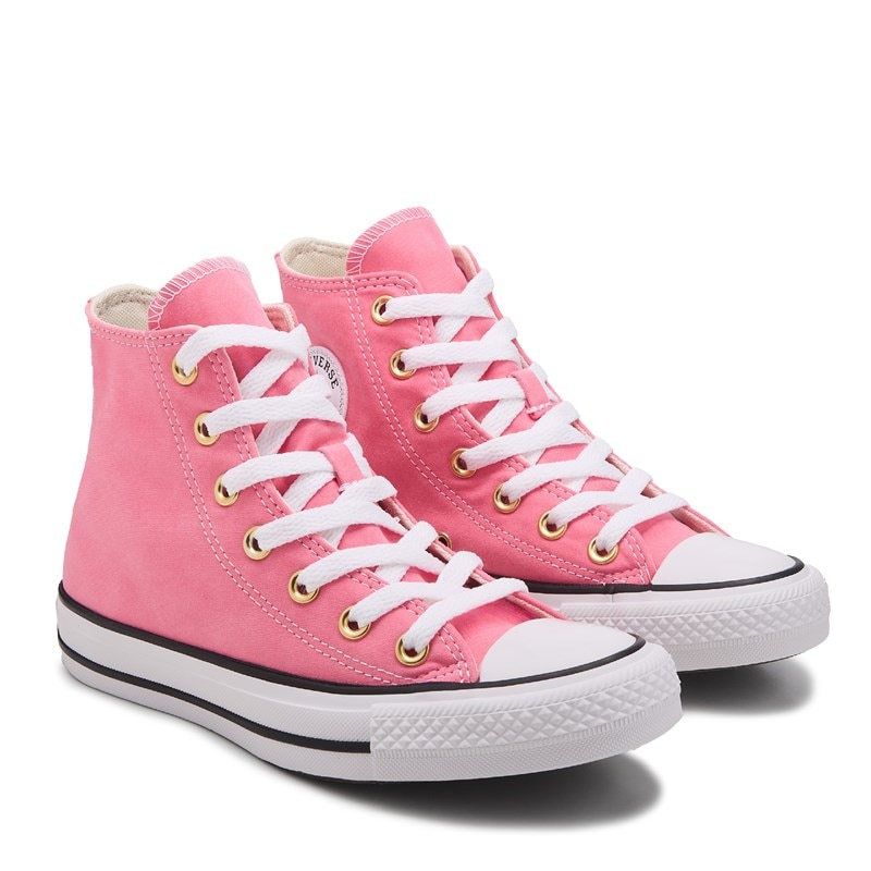 Converse Chuck Taylor All Star Hi Top Sneakers (Watermelon Pink) - Size 8.0 M