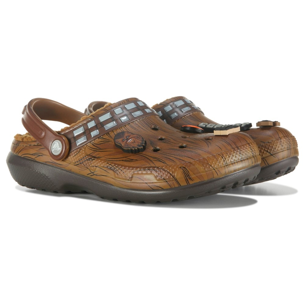 Brown Croc Clogs With Charms 