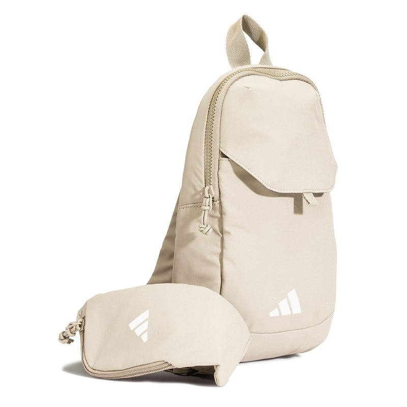 Adidas Essentials 3 Sling Crossbody Bag Shoes (Wonder Alumina Grey Beige) - Size 0.0 OT