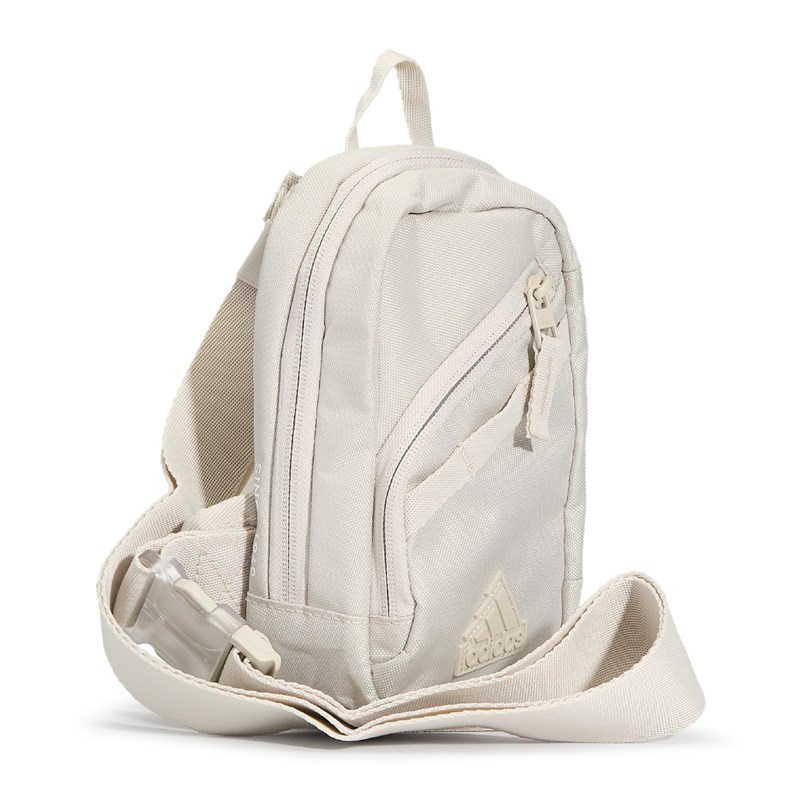 Adidas Prime Mini Sling Crossbody Bag Shoes (Wonder Alumina Grey Beige) - Size 0.0 OT