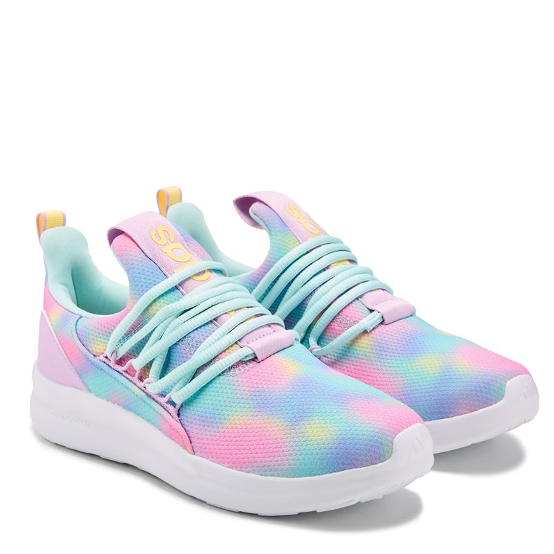 Adidas Kids' Lite Racer Adapt 7.0 Slip On Shoe Little/Big Kid Shoes (Purple/Mint) - Size 13.0 M