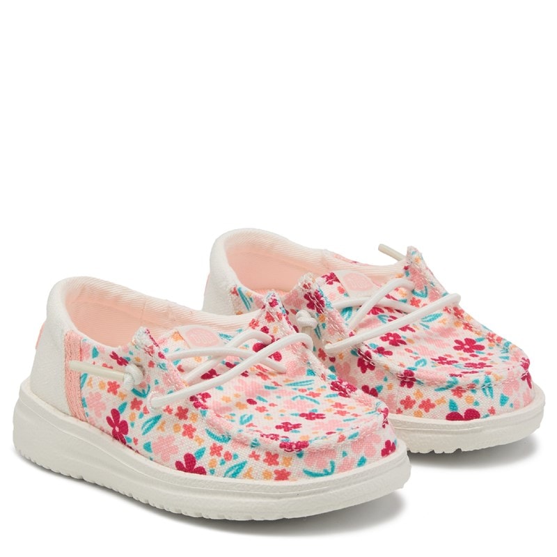 Heydude Kids' Wendy Slip On Shoe Toddler Shoes (Pink Floral Multi) - Size 9.0 M