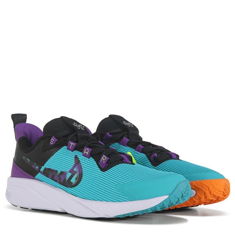 Nike Kids' Star Runner 4 Running Shoe Little Kid Shoes (Teal/Purple) - Size 1.5 M