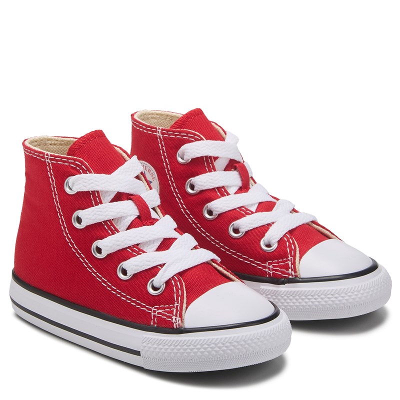Converse Kids' Chuck Taylor All Star High Top Sneaker Toddler Shoes (Red) - Size 7.0 M