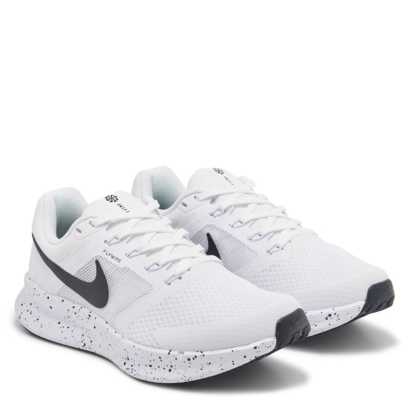 Nike Women's Run Swift 3 Running Shoes (White/Black/Speckle) - Size 12.0 M