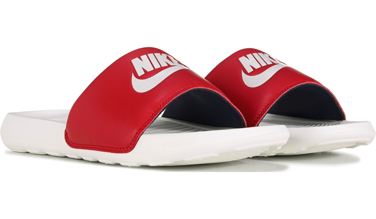 Nike Men's Victori One Slides - University Red / Black — Just For Sports