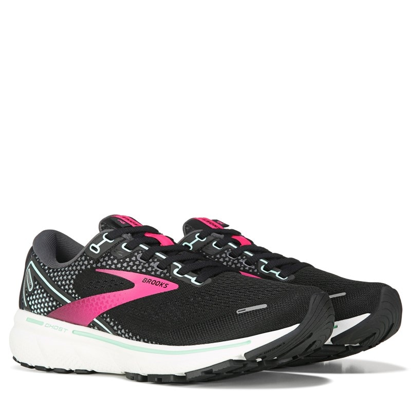 Brooks Women's Brooks Ghost 14 Running Shoes (Black/Pink/Teal) - Size 9.5 M
