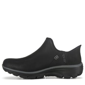 skechers dress shoes for women Women's Arch Fit Inspire - Windmore Flats | Size 9.0 | Black | Textile | Vegan on design for sock Skechers Women's Hands Free Slip-ins: