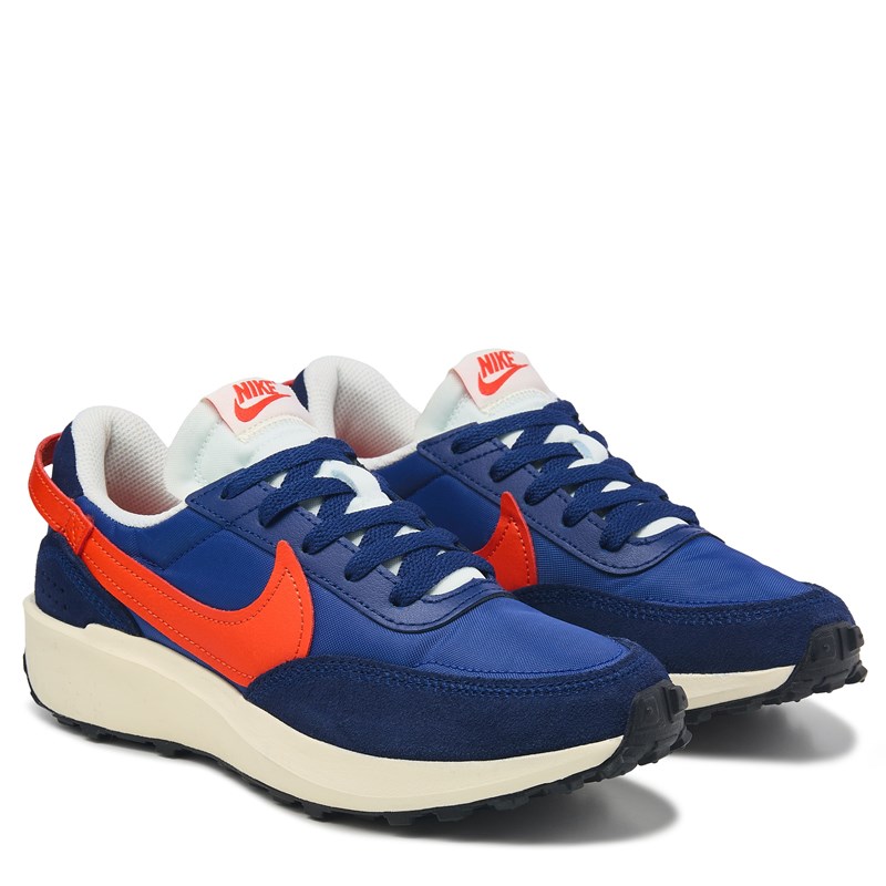 Nike Women's Waffle Debut Retro Sneakers (Navy/Red) - Size 8.5 M