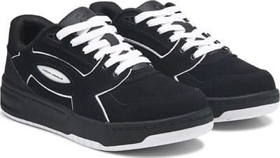 Kids' Flex Sneaker Big Kid - Black/White