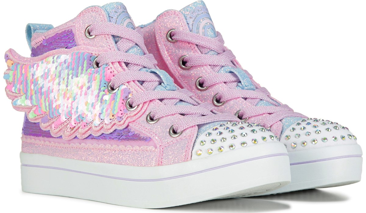 Storing Arne Aanvankelijk Skechers Kids' Twinkle Toes Light Up Hi Top Sneaker Little/Big Kid | Famous  Footwear