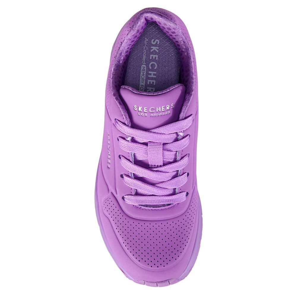 Skechers Kids Street Standouts 2.0- Glitter Bright Sneaker, Rose Gold, 11.5 Little Kid