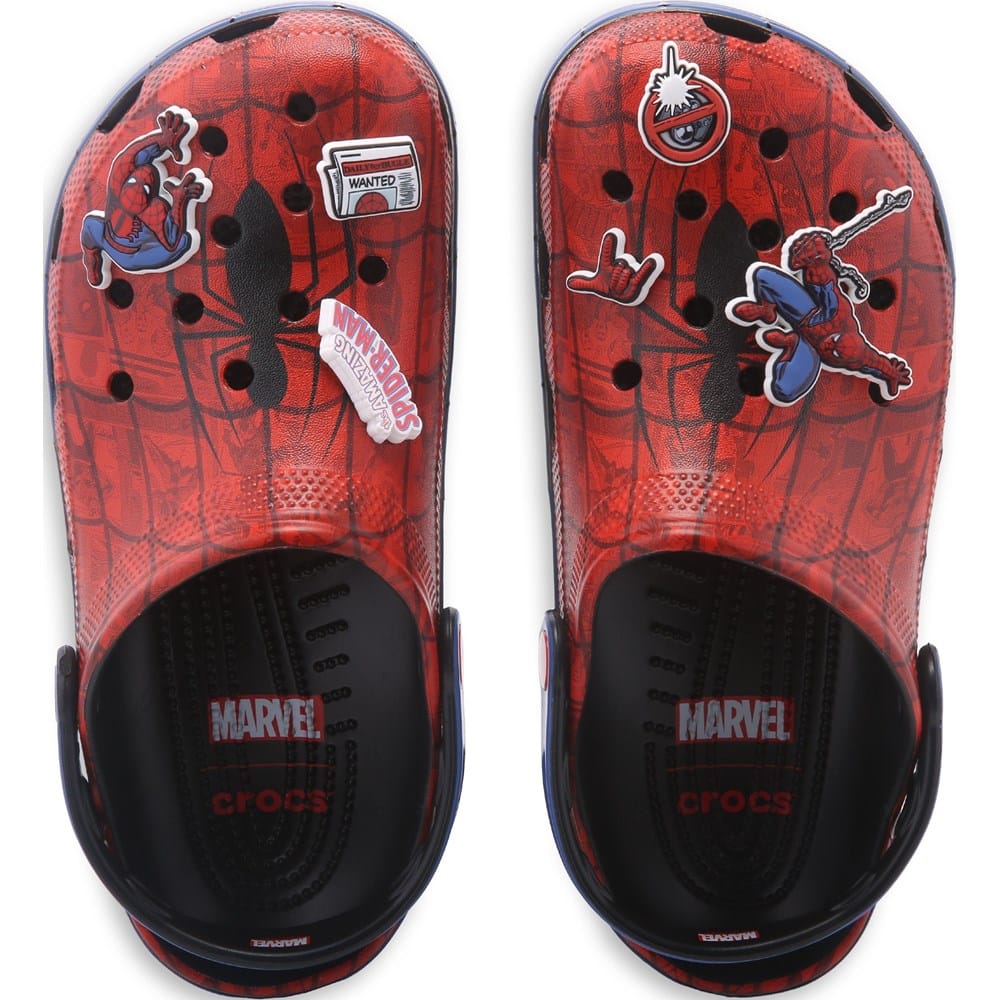 Crocs Spiderman Web Classic Clog | Famous Footwear display picture 1