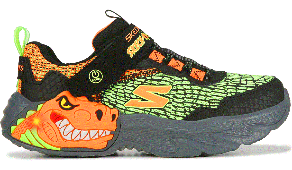 Skechers Kids' Dino Lights Lighted Sneaker Little/Big Kid | Famous Footwear