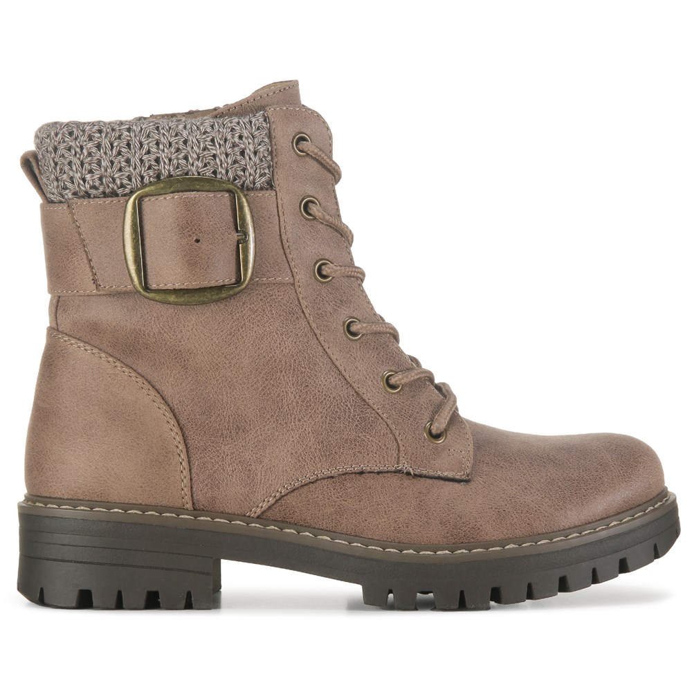 Cliffs by White Mountain Women s Mentor Lace Up Combat Boot