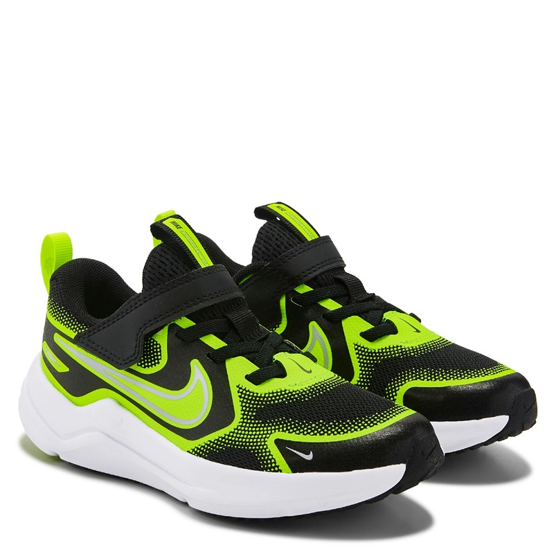 Nike Kids' Cosmic Runner Running Shoe Little Kid Shoes (Black/Volt) - Size 1.0 M