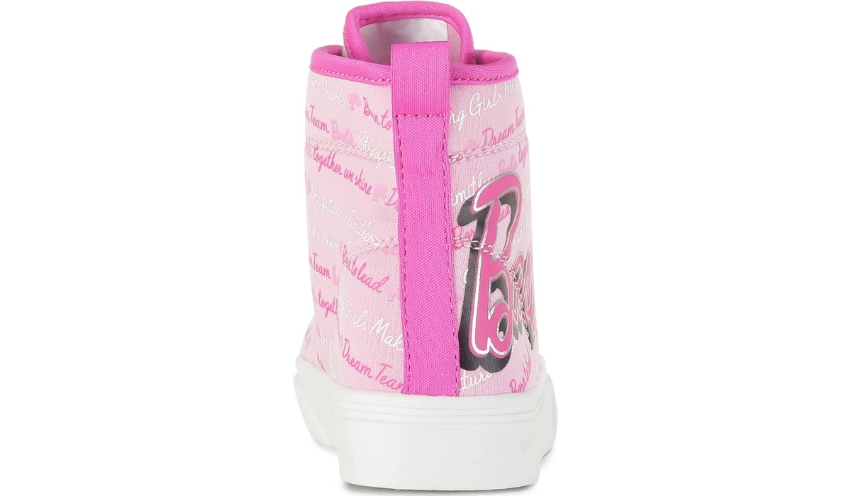 Barbie Kids Barbie High Top Sneaker Little Kid Famous Footwear