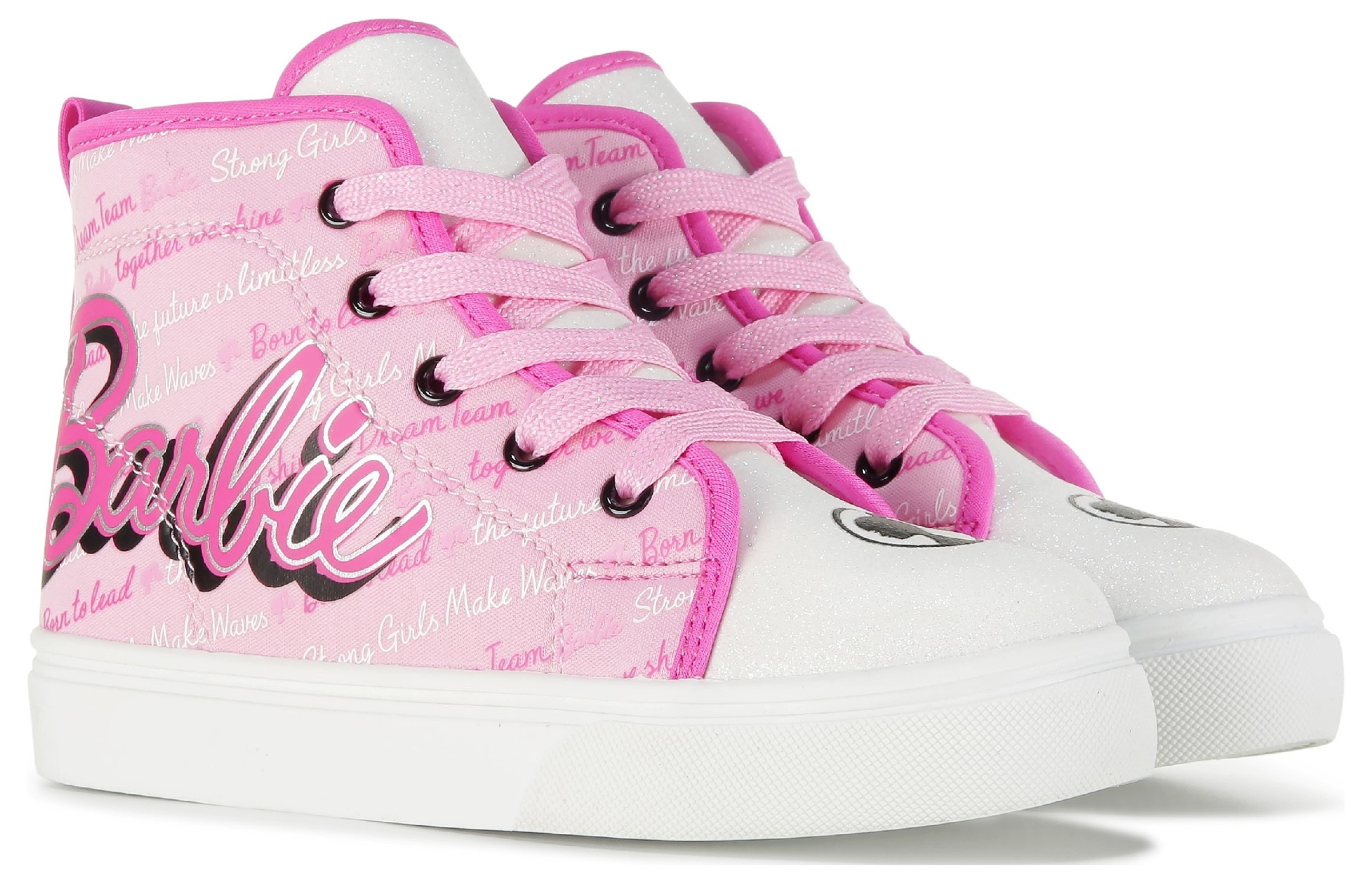 Kids' Barbie High Top Sneaker Little Kid