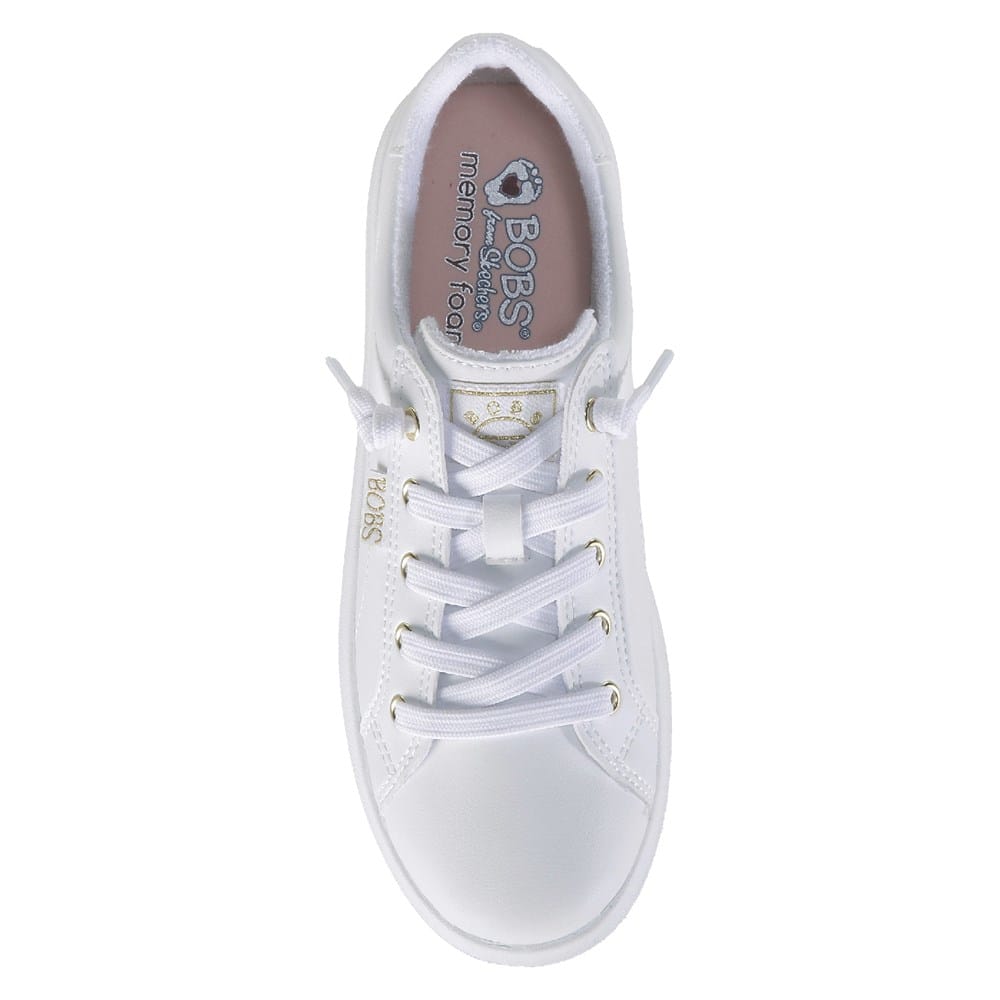 Skechers BOBS D´VINE – Leinen Schnürhalbschuh In Schwarz, Mit Memory Foam, Vegan & Bequem