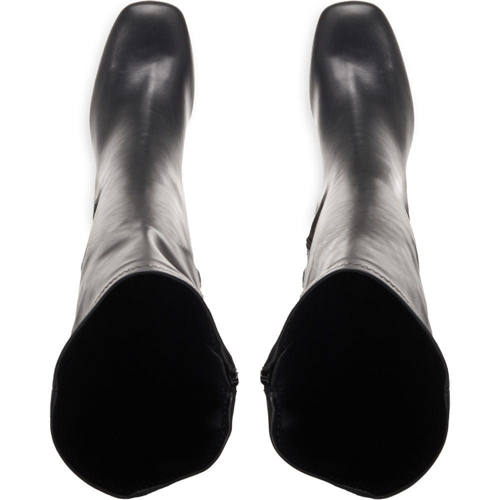black satin ruffle dress BY FAR Women's Pascal Black Nappa Leather Knee-High Boot 40 main image 0