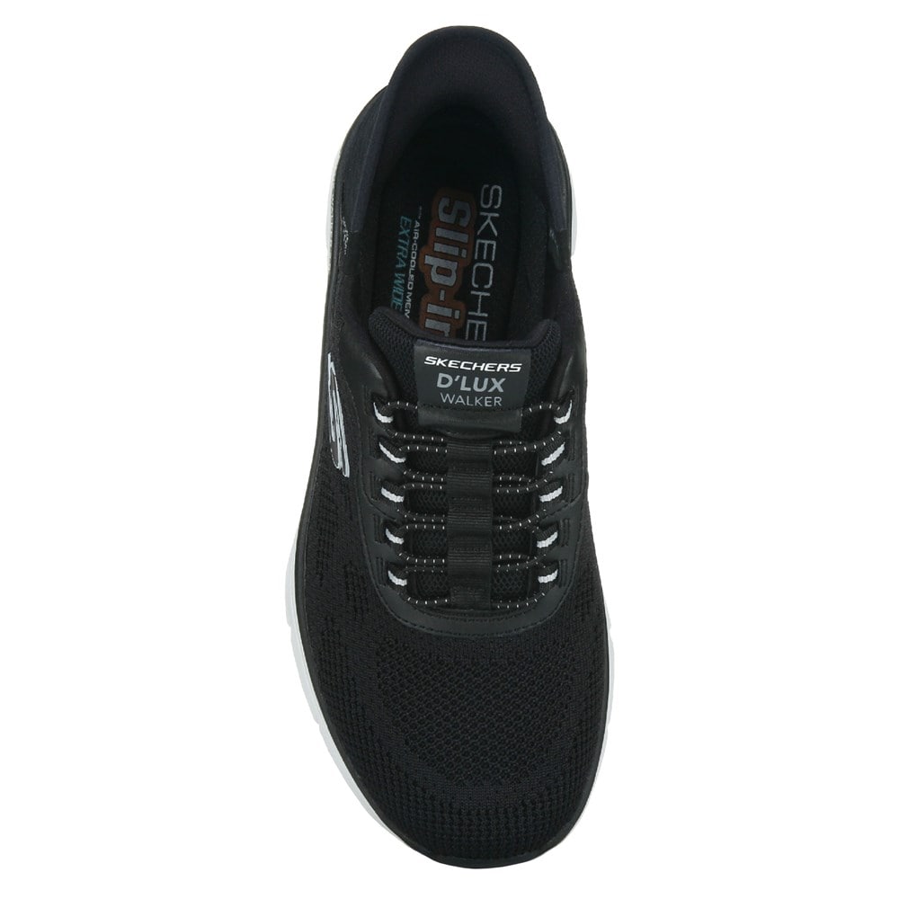 Skechers Men's Slip-ins D'Lux Walker Wide Sneaker Famous