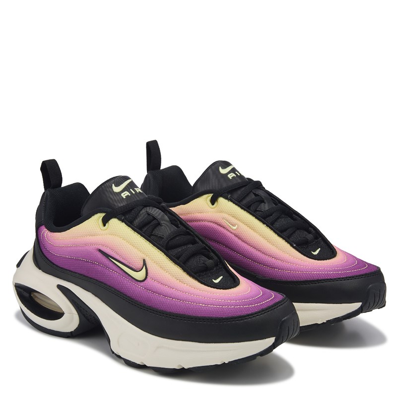 Nike Women's Air Max Portal Sneakers (Black/Purple/Yellow) - Size 9.0 M