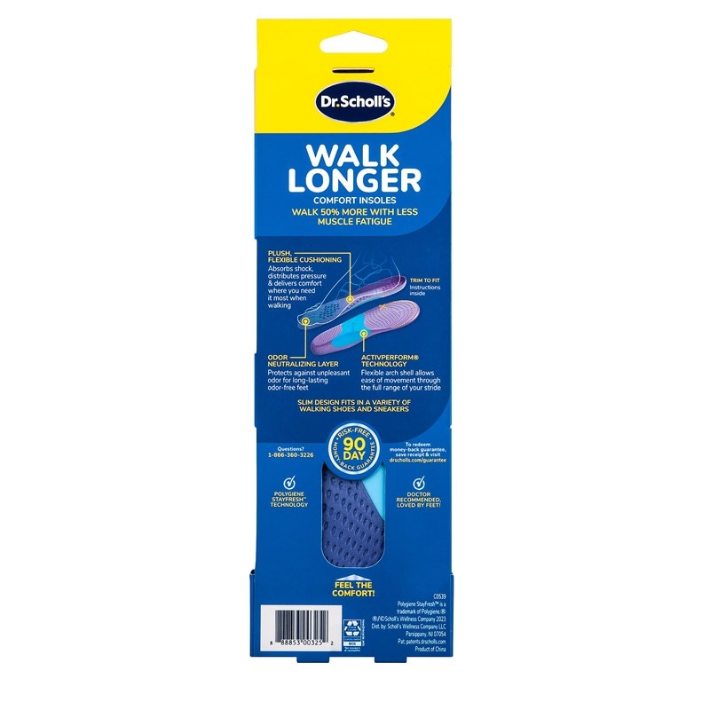 Dr. Scholl's Women's Walk Longer Insole Shoes (Assorted) - Size 0.0 OT