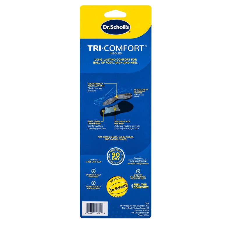 Dr. Scholl's Men's Tri-Comfort Insoles Shoes (Assorted) - Size 0.0 OT