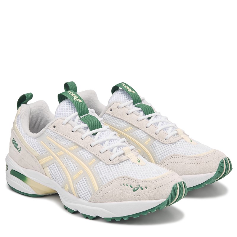 ASICS Women's Gel-1090 V2 Sneakers (White/Glacier Grey) - Size 6.5 B